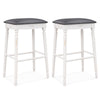 61/74 cm Upholstered Bar Stool Set of 2-74 cm
