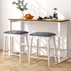 61/74 cm Upholstered Bar Stool Set of 2-61 cm