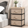 Fabric Storage Organizer Tower Unit with Removable Lid-Coffee