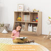 5-Cube Kids Toy Storage Organizer with Anti-Tipping Kits-Natural