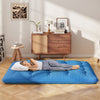 Japanese Floor Mattress with Washable Cover and Carry Bag-Blue-Double Size
