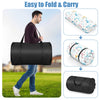 Japanese Floor Mattress with Washable Cover and Carry Bag-Rainbow-Double Size