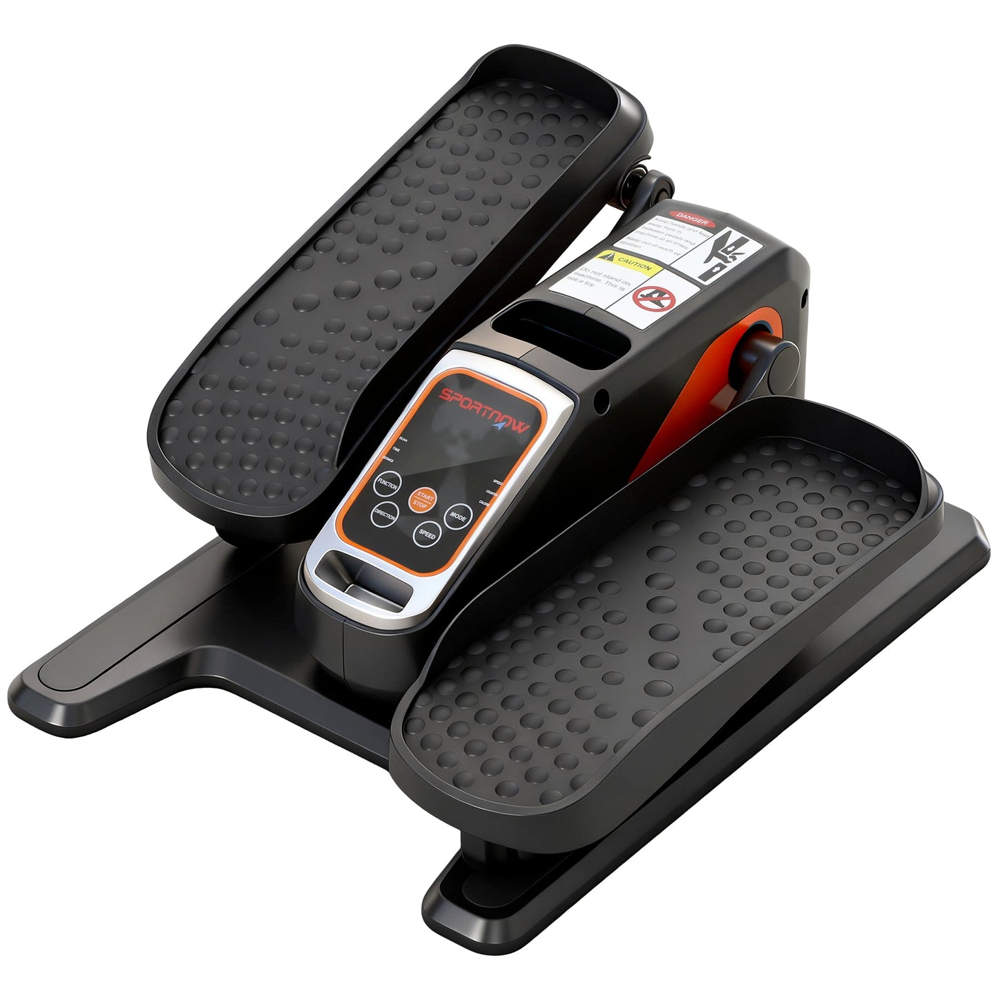 SPORTNOW Under Desk Elliptical Machine for Home, Electric Elliptical Machine with 12 Adjustable Speed, LED Monitor