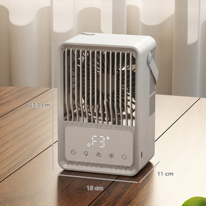 HOMCOM Portable Air Conditioner in White