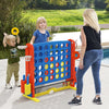 Jumbo 4-in-a Row Game Set with Basketball Hoop and 42 Rings-Navy