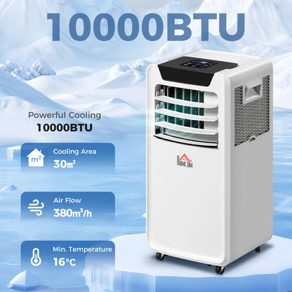 HOMCOM 10000 BTU Air Conditioning Unit in White