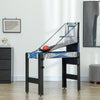 SPORTNOW 5-in-1 Multi Games Table, with Pool, Table Tennis, Basketball, Hockey, Archery, Blue