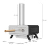 Outsunny Portable Wood Pellet Pizza Oven with 12