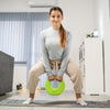 SPORTNOW 8kg Kettlebell, Kettle Bell with Wide Handle for Home Gym, Weight Lifting, Strength Training, Green
