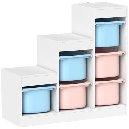 AIYAPLAY Toy Storage Organiser in Blue and Pink