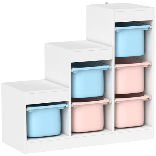 AIYAPLAY Toy Storage Organiser in Blue and Pink