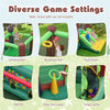 Kids Inflatable Bounce House with Dual Slides and Ball Pit Farm-hemed with 680W Blower