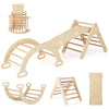 7-in-1 Toddler Climbing Frame with 6-Piece Baby Soft Play for Indoor Activities