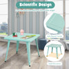 Kids Metal SquareTable With Round Corner-Blue