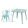 Kids Metal SquareTable With Round Corner-Blue