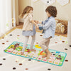 Kids Musical Animal Farm Mat with 10 Piano Keys and 10 Built-in Songs
