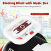 Kids Ride On Car Sliding Toy with Music and Cool Rear Wings-Black &amp; Red