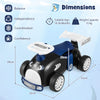Kids Ride On Car Sliding Toy with Music and Cool Rear Wings-Black & Blue