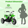Honda Licensed Kids Ride On Motorbike with Horn Anti-slip Handlebars-Green