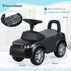 Kids Ride On Push Car Foot-to-Floor Walking Sliding Toy Car-Black