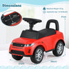 Kids Ride On Push Car Foot-to-Floor Walking Sliding Toy Car-Red