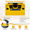 Kids Ride On Push Car with Lights and Under-seat Storage-Yellow