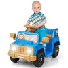 6V Kids Riding Toy with Sound Effects One-Button Start-Navy