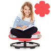Kids Sensory Swivel Chair Elephant Petal 360° Spinning Chair-B-Red