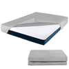 Twin/Queen/King Size Luxury Super Soft Velvet Mattress Protector-King Size