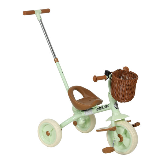 AIYAPLAY 2-In-1 Toddler Trike for 2-5 Years Old in Green