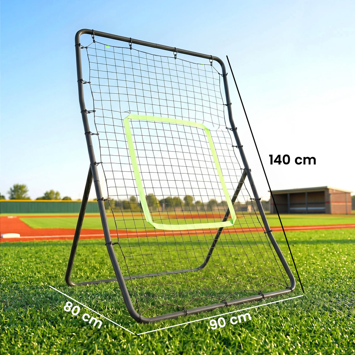 HOMCOM Rebounder Net in Black