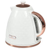 HOMCOM 3kW Rapid Boil Honeycomb Kettle - Cream