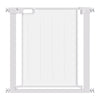 PawHut Pet Safety Gate, for Doorways, Staircases, Hallways, with 75-82cm Adjustable Width - White