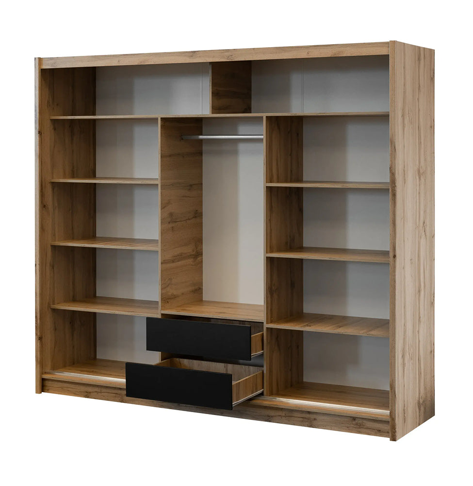 London Mirrored Sliding Door Wardrobe