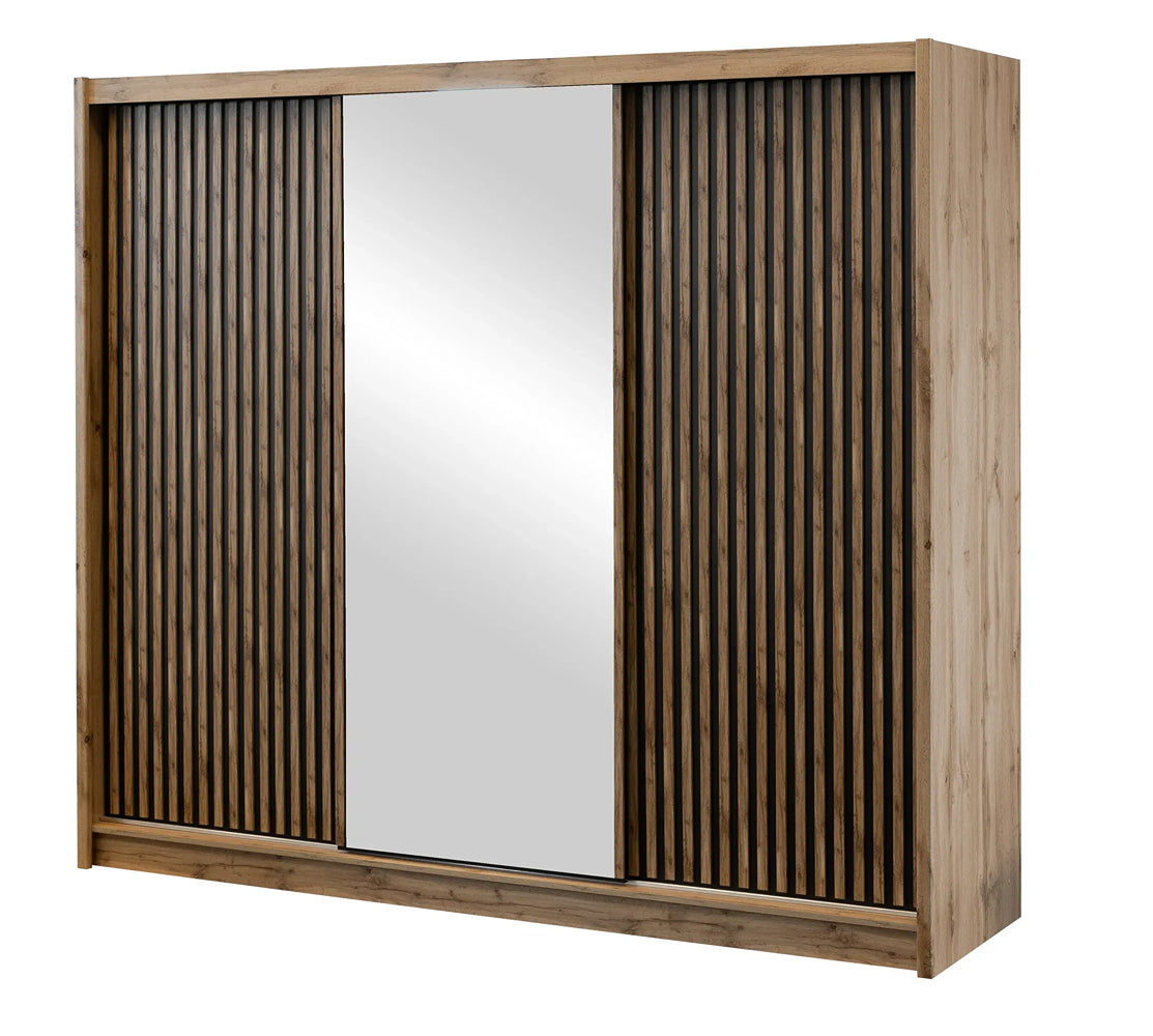 London Mirrored Sliding Door Wardrobe