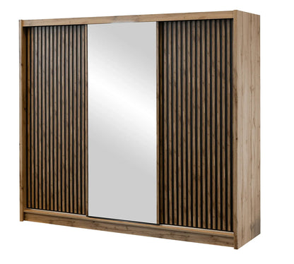 London Mirrored Sliding Door Wardrobe