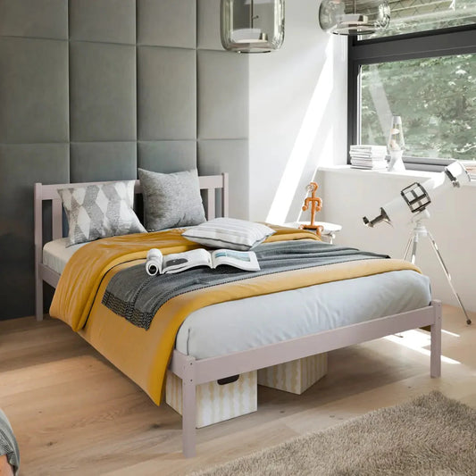 Wooden Bed King [EU Double]