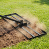 Lawn Leveling Rake Heavy Duty Lawn Level Tool for Soil Farm-Black