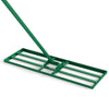 Lawn Leveling Rake Heavy Duty Lawn Level Tool for Soil Farm-Green