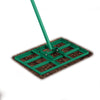 Lawn Leveling Rake Heavy-Duty Metal Levelawn Tool with 43 x 25 cm Plate-Green