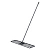 Lawn Leveling Rake with 177cm Adjustable Long Handle and Anti-Slip Grip-Black
