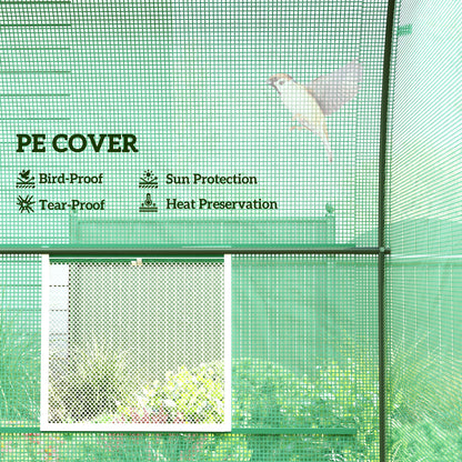 Outsunny Polytunnel Greenhouse in Green