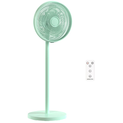 HOMCOM 40 cm Standing Fan in Green