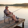 Lightweight Portable Directors Chair with Side Table and Cup Holder-Camouflage