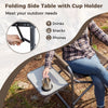 Lightweight Portable Directors Chair with Side Table and Cup Holder-Camouflage