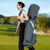 Lightweight Golf Cart Bag with 14-Way Divider Top and Cooler Pocket-Grey