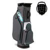 Lightweight Golf Cart Bag with 14-Way Divider Top and Cooler Pocket-Grey