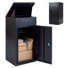 Lockable Delivery Box for Outside with Coded Lock & Anti-Theft Board-Black