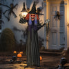 Outsunny 160cm Lifelike Moving Witch Decoration - Multi