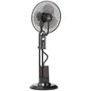 HOMCOM Pedestal Fan with Water Mist Spray, Spray Misting Fan with 70Â° Oscillation, Tilt Head, 3 Speeds, 3 Modes, Adjustable Mist, 3.2L Water Tank, for Home, 120 cm